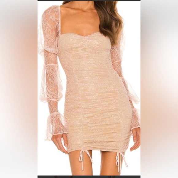 Michael Costello Isadora mini pink Revolve Size M dress. Excellent condition - Picture 2 of 6